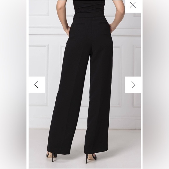 SAILOR Loose Fit Trousers by DKNY sz 2 Black #CasualWear #Party #sophisticated - Picture 5 of 8